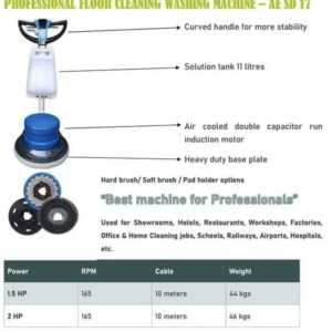 1500 Watt Single Disc Machine