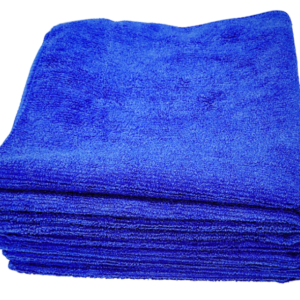 Microfiber Cleaning Cloth Blue 350 GSM (40×40 cm, 58 Gram) Pack of 10