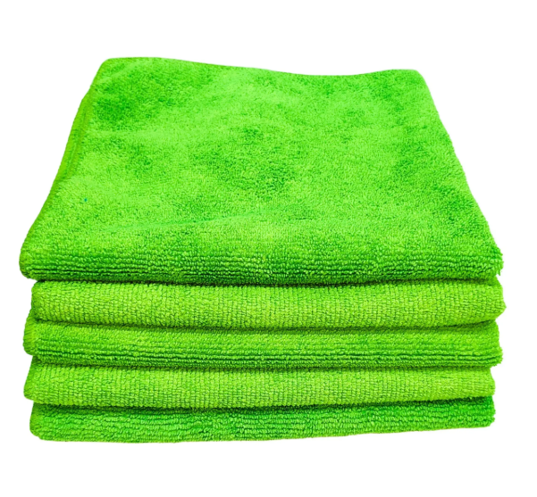 Microfiber Cleaning Cloth 250 GSM (40×40 cm, 47 Gram) – Pack of 10 - Image 2