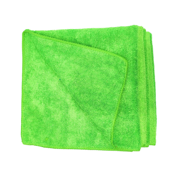 Microfiber Cleaning Cloth 250 GSM (40×40 cm, 47 Gram) – Pack of 10