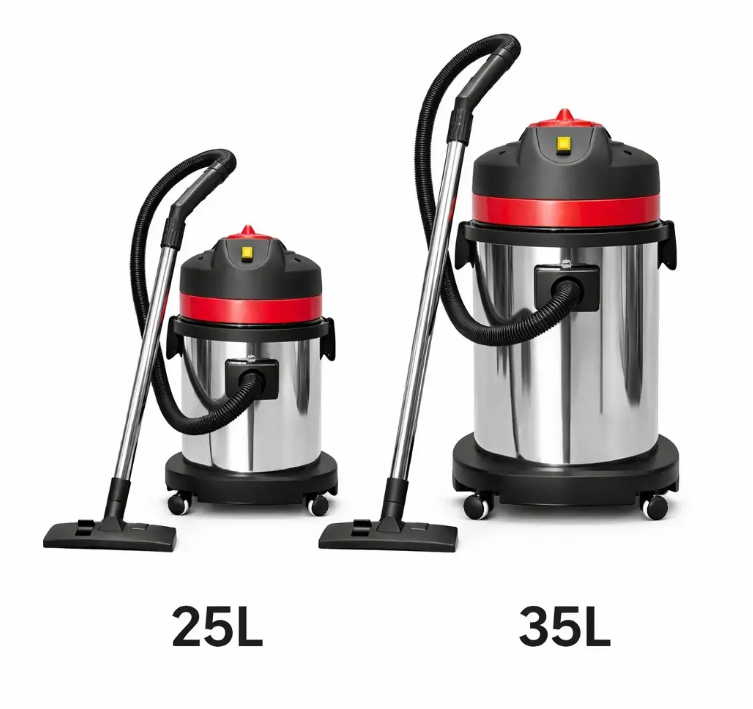 25L Wet Dry Vacuum Cleaner 1200 Watt black - Image 2