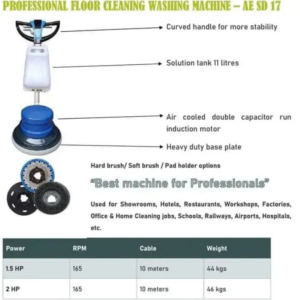1500 Watt Single Disc Machine